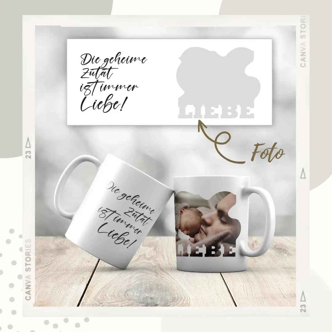 Fototasse - LIEBE