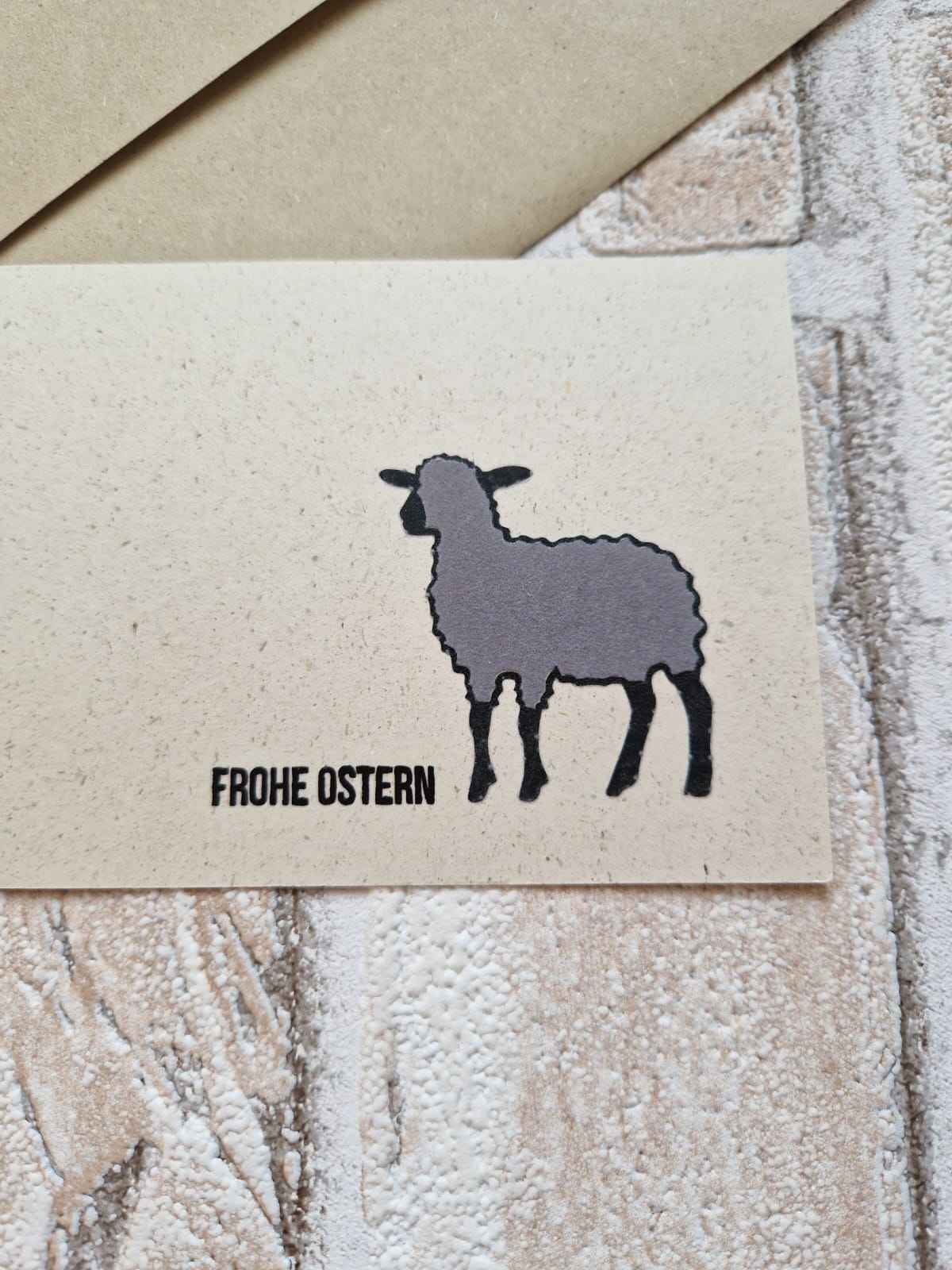 Postkarte - OSTERSCHAF