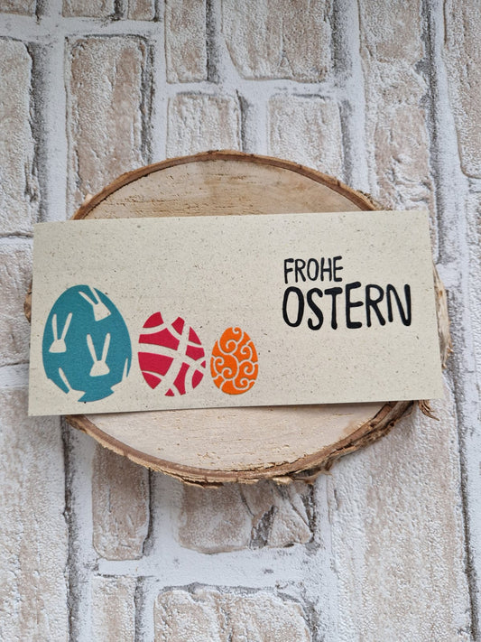 Postkarte - OSTEREIER FROHE OSTERN