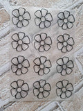 Bügelmotiv Bogen - BLUMEN