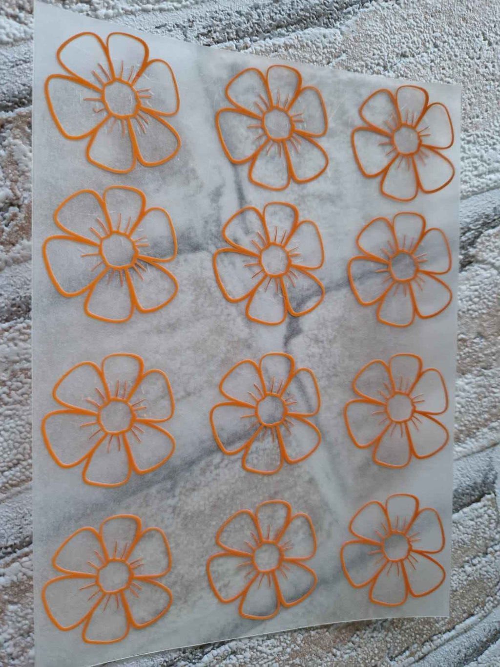 Bügelmotiv Bogen - BLUMEN