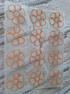 Bügelmotiv Bogen - BLUMEN