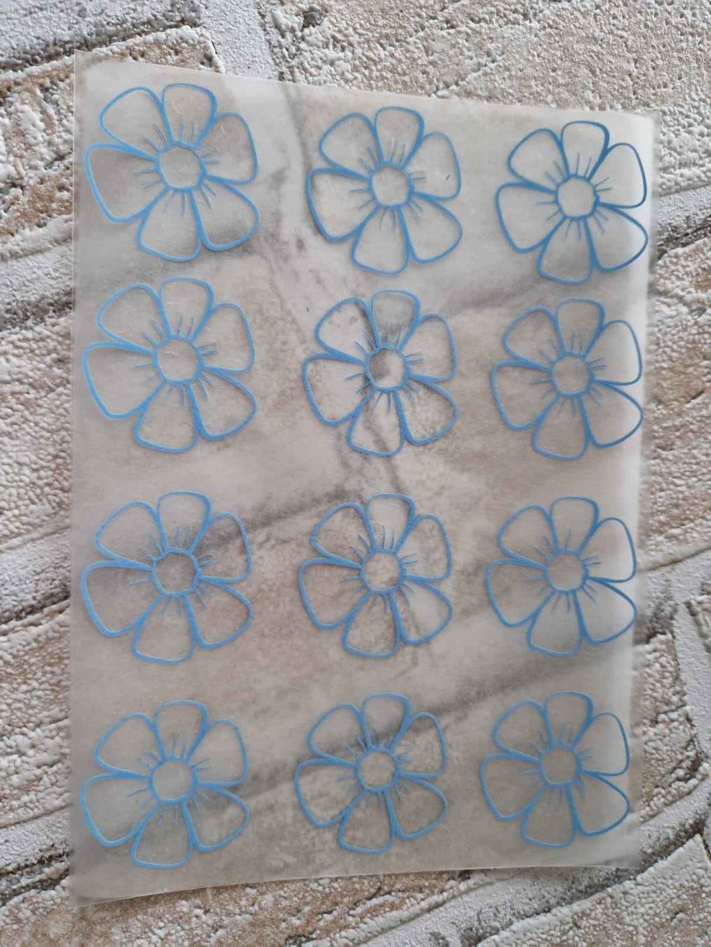 Bügelmotiv Bogen - BLUMEN