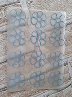 Bügelmotiv Bogen - BLUMEN