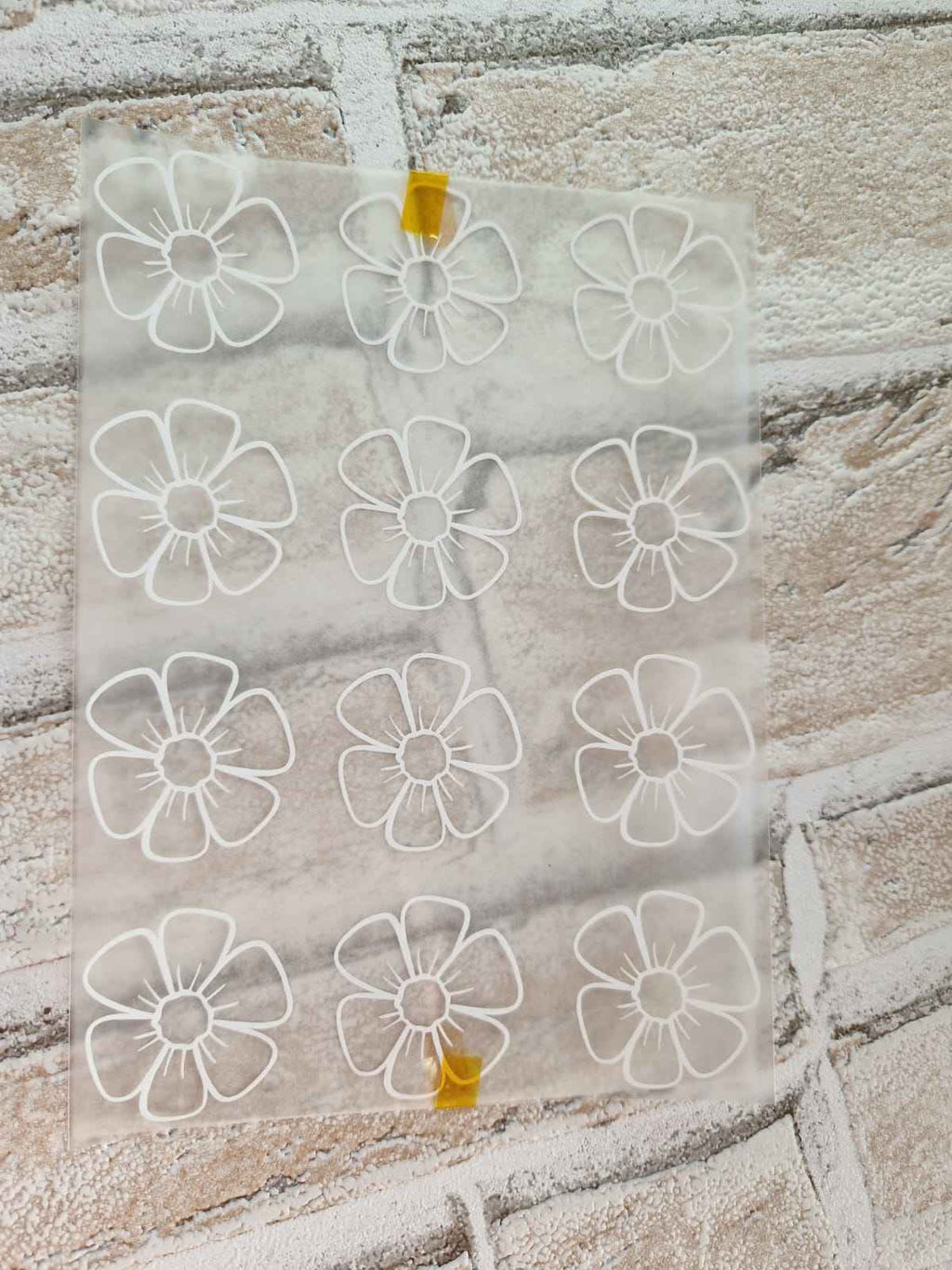 Bügelmotiv Bogen - BLUMEN