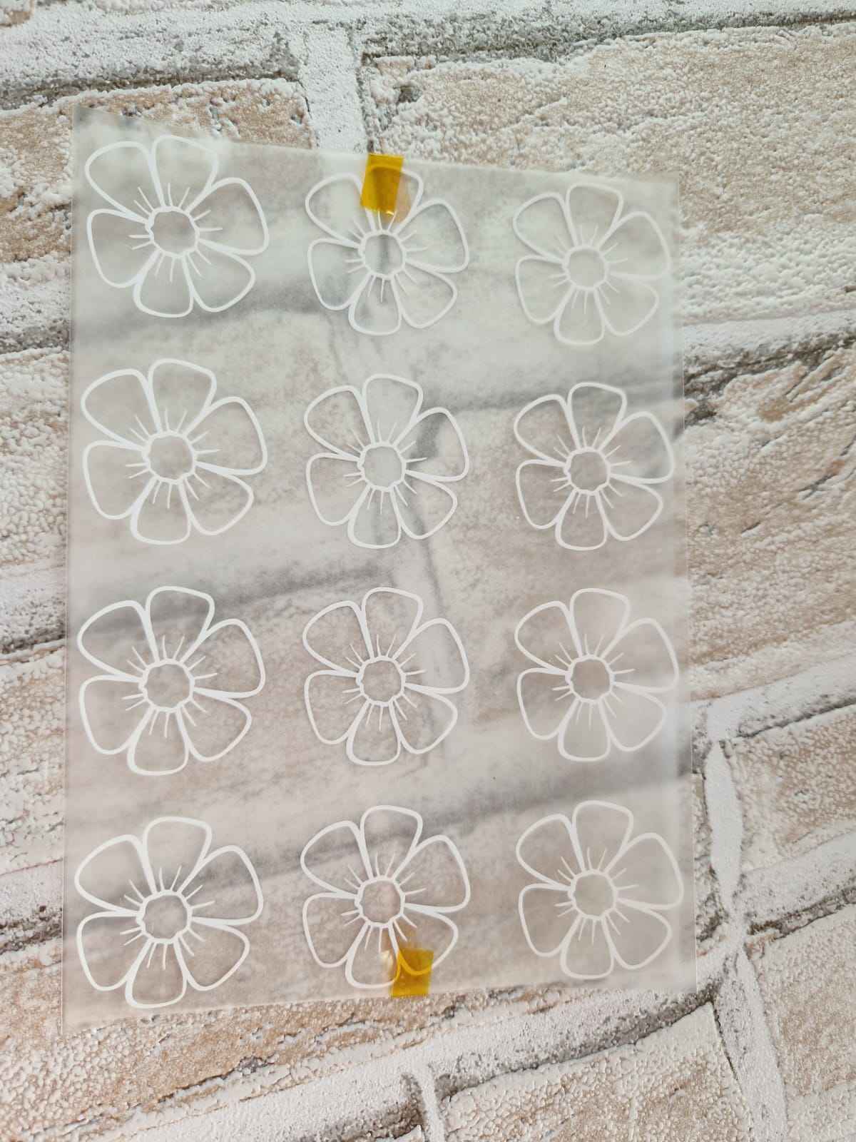 Bügelmotiv Bogen - BLUMEN