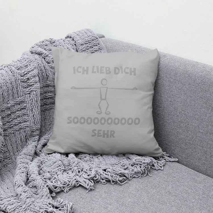 Kissenbezug ICH LIEBE DICH SOOO SEHR
