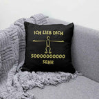 Kissenbezug ICH LIEBE DICH SOOO SEHR