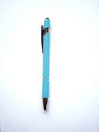 Eleganter Metall-Kugelschreiber in Türkis mit personalisierter Lasergravur