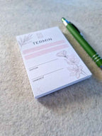 Praktischer Schreibblock TERMIN – 50 Blatt 120g Naturpapier | Hochwertig