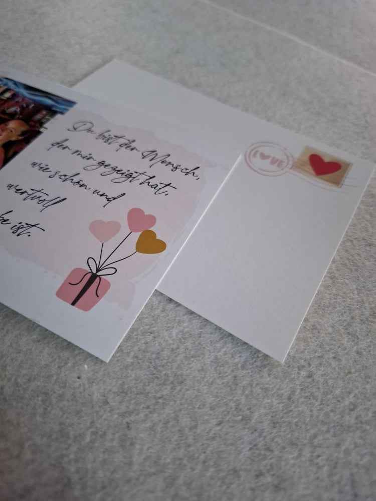 Postkarte - WERTVOLLE LIEBE