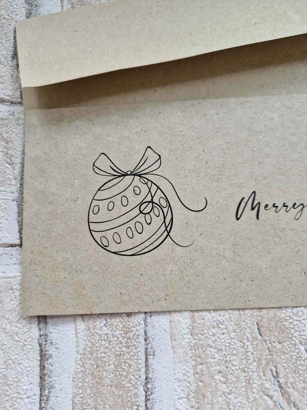 Postkarte - MERRY CHRISTMAS