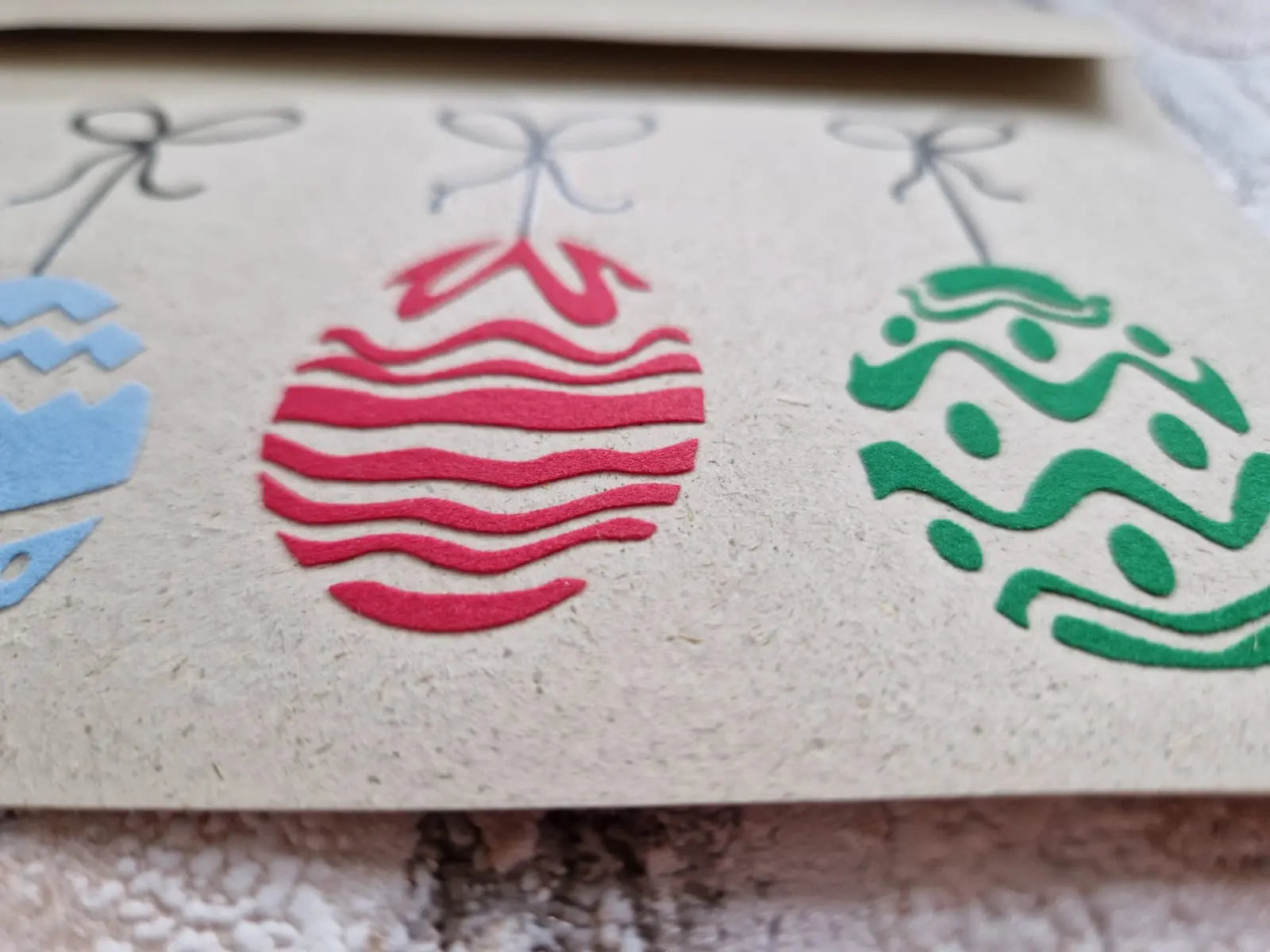 Postkarte - OSTEREIER MIT SCHLEIFE AC Designs