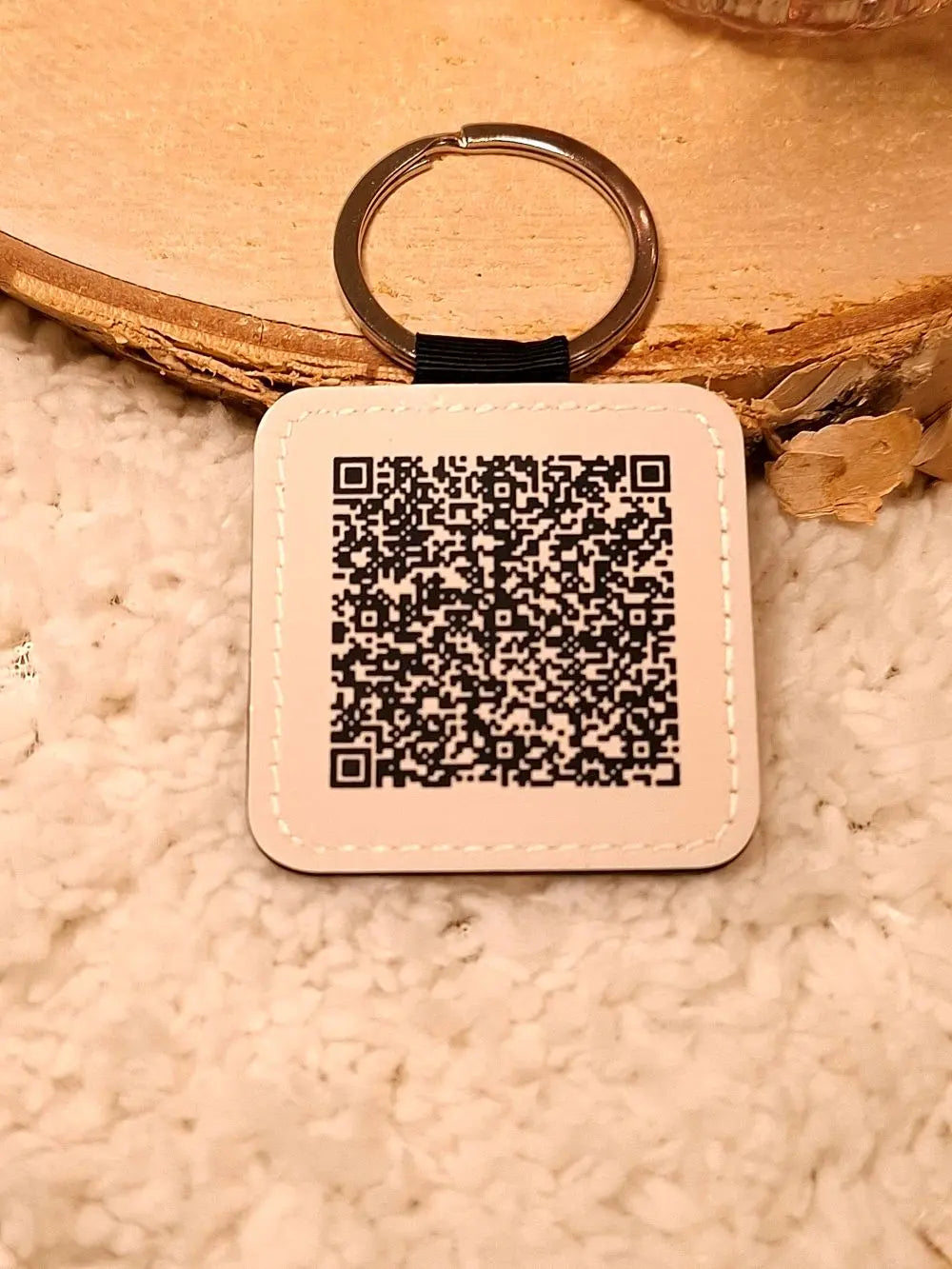 Schlüsselanhänger - TIC TAC TOE beige AC Designs