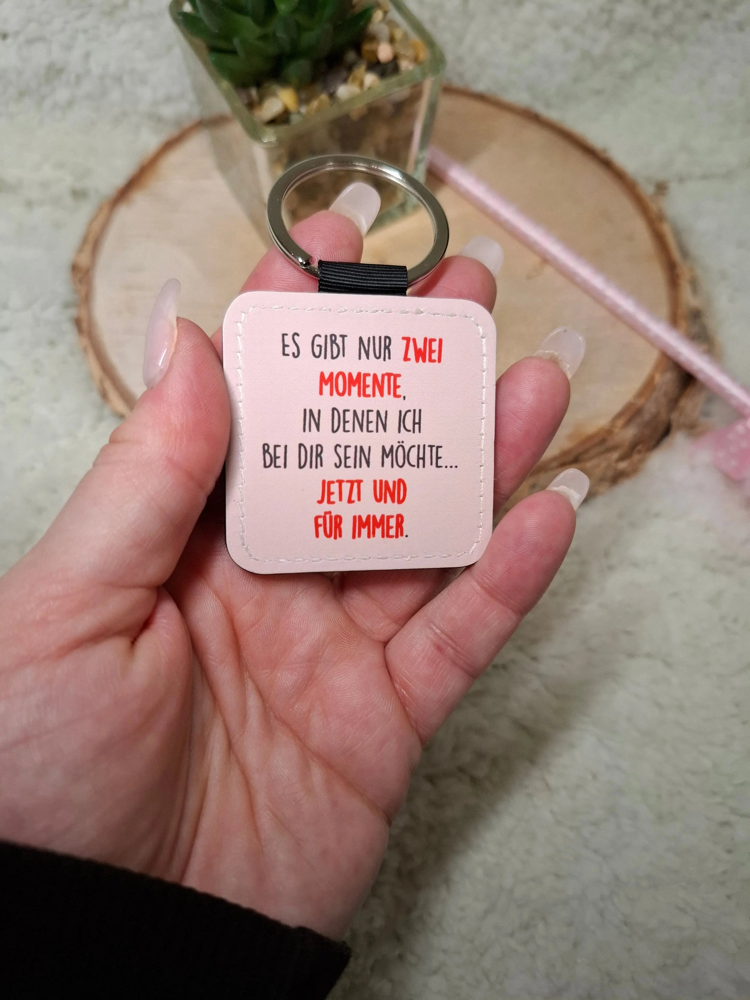 Schlüsselanhänger - TIC TAC TOE rosa AC Designs