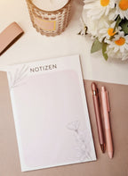 Schreibblock NOTIZEN DIN A5 | Hochwertiger Notizblock für Büro, Studium & kreative Ideen