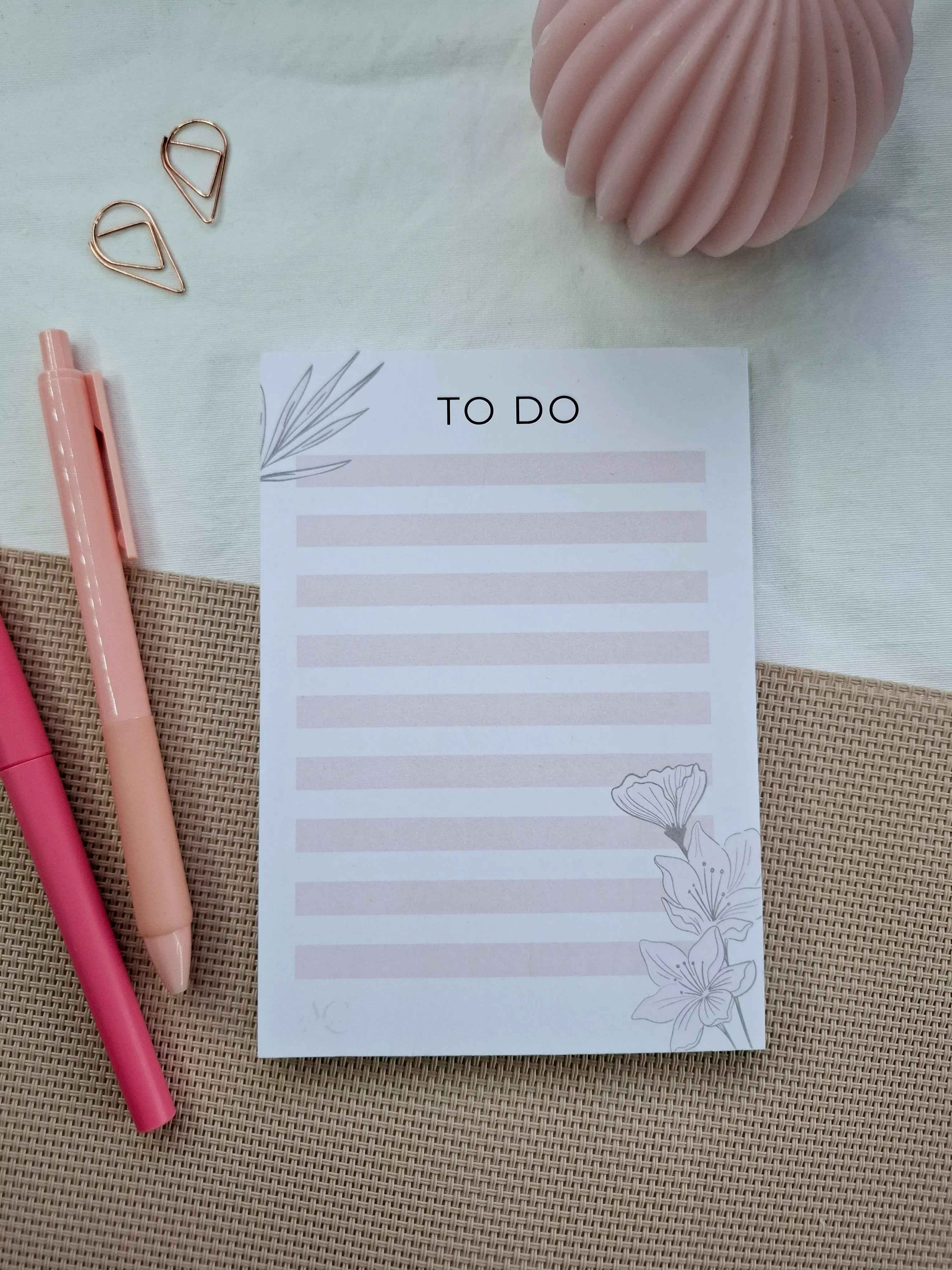 TO DO Schreibblock DIN A6 – Ideal für tägliche Aufgabenlisten & Notizen