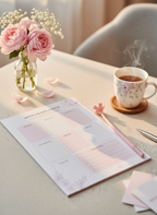 Schreibblock - WOCHENPLANER DIN A4 | Übersichtliche 7-Tage-Planung