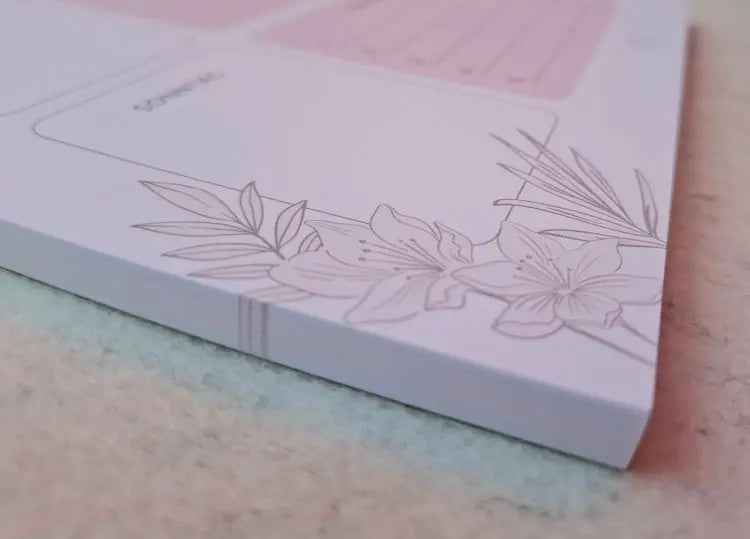 Schreibblock - WOCHENPLANER DIN A4 | Übersichtliche 7-Tage-Planung