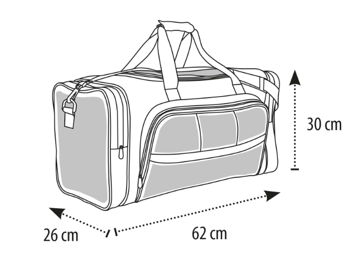 Travel Bag Weekend mit Aufdruck "Logo" - AC Designs
