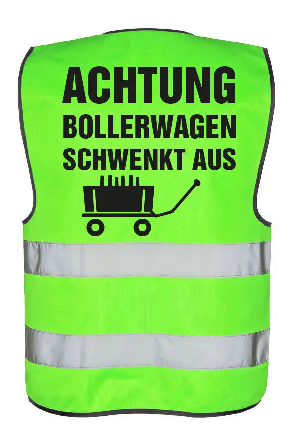 Warnweste - ACHTUNG BOLLERWAGEN AC Designs