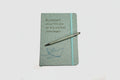 A5 Notizbuch „Ein Mensch ohne Träume…“ mit Gravur & Kugelschreiber - Boot Motiv in Flock, personalisierbar - AC Designs