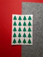 Aufkleber Bogen - TANNENBAUM - AC Designs