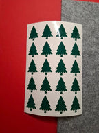 Aufkleber Bogen - TANNENBAUM - AC Designs