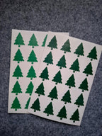 Aufkleber Bogen - TANNENBAUM - AC Designs