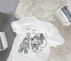 Ausmal Premium T-Shirt - WEIHNACHTSMANN - AC Designs