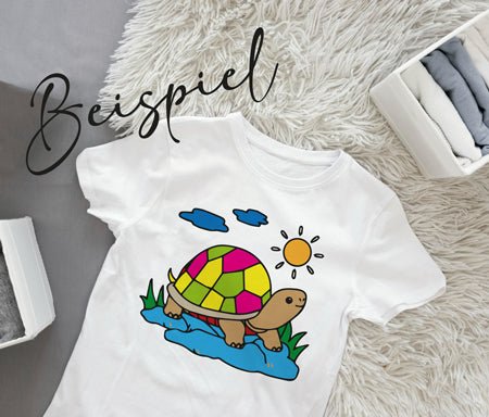 Ausmalbügelmotiv - SCHILDKRÖTE - AC Designs