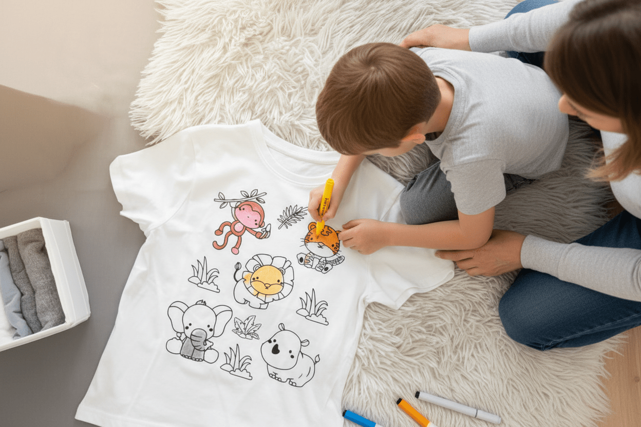 Ausmalbügelmotiv - ZOO - AC Designs
