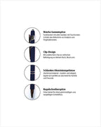 Eleganter Metall-Kugelschreiber in Navy mit personalisierter Lasergravur