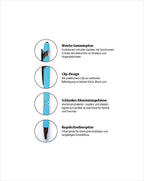 Eleganter Metall-Kugelschreiber in Türkis mit personalisierter Lasergravur