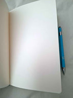 Blanko Reisetagebuch A5 mit Gravur - Travel Journal aus PU-Leder in Türkis - AC Designs