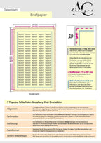 Briefpapier A4 bedrucken lassen – einseitig nach Deiner PDF-Datei - AC Designs