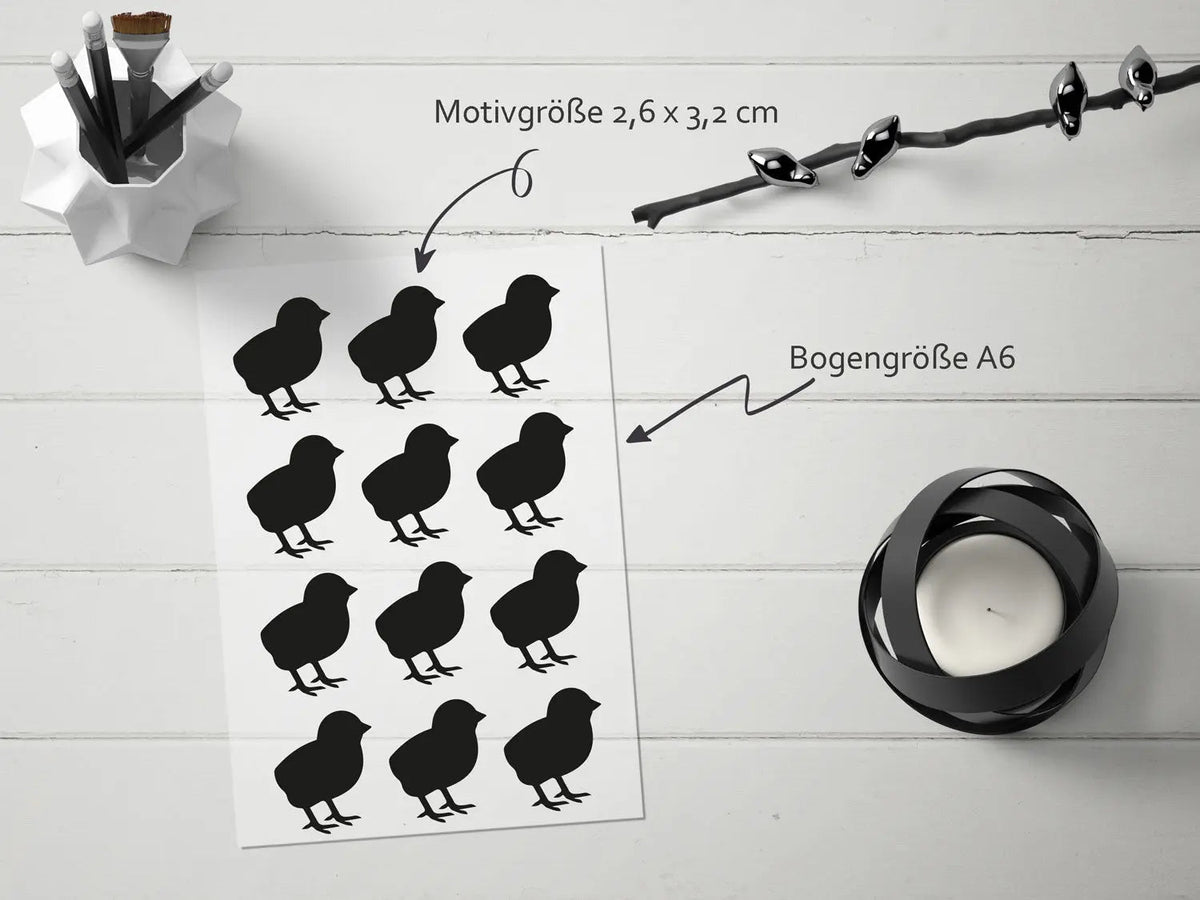 Bügelmotiv Bogen - KÜKEN - AC Designs