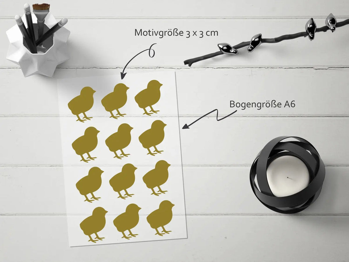Bügelmotiv Bogen - KÜKEN - AC Designs