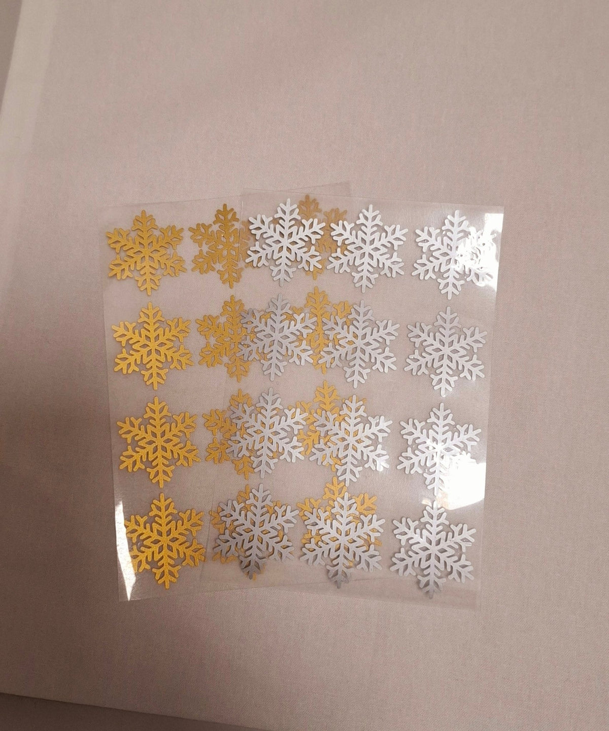 Bügelmotiv Bogen - SCHNEEFLOCKE - AC Designs