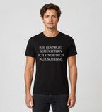 Bügelmotiv „Ich bin nicht schüchtern. Ich finde dich nur scheiße.“ - Sarkastischer Spruch in Schwarz oder Weiß - AC Designs