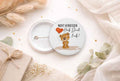 Button „Nicht vergessen - Hab dich lieb“ | Süßer Teddy Button 44 mm | Liebevolle Geschenkidee - AC Designs