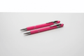 Eleganter Metall-Kugelschreiber in Pink mit personalisierter Lasergravur - AC Designs