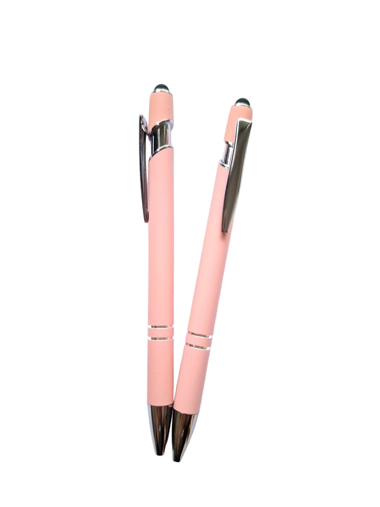 Eleganter Metall-Kugelschreiber in Rosa mit personalisierter Lasergravur - AC Designs