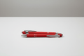 Eleganter Metall-Kugelschreiber in Rot mit personalisierter Lasergravur - AC Designs