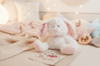 Geschenkset zur Geburt - personalisierter Hase + Grußkarte - AC Designs