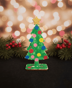 Holzaufsteller Tannenbaum 13 cm - Weihnachtsbaum aus Sperrholz zum Bemalen & Basteln - AC Designs