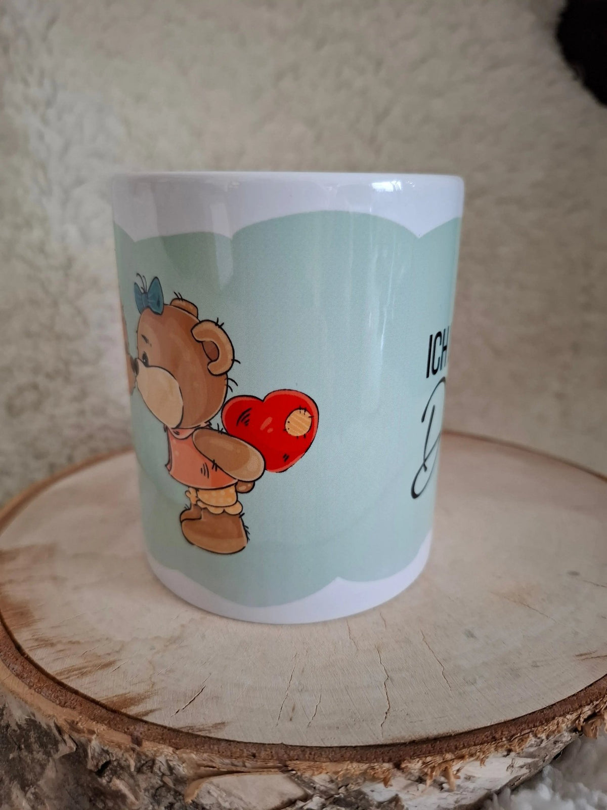 Kaffeebecher mit Bärchen & 'Ich liebe dich' – Süßes Geschenk für Verliebte - AC Designs
