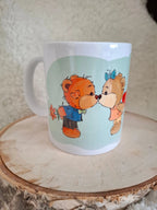 Kaffeebecher mit Bärchen & 'Ich liebe dich' – Süßes Geschenk für Verliebte - AC Designs
