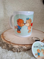 Kaffeebecher mit Bärchen & 'Ich liebe dich' – Süßes Geschenk für Verliebte - AC Designs