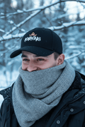 Kohlkönig Cap Schwarz - Premium 6-Panel Cap mit Weiß-Gold Druck - AC Designs